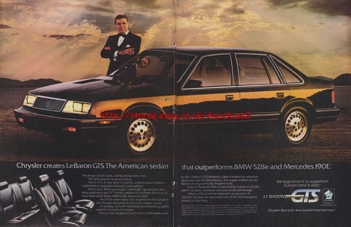 Chrysler baron gts car - chrysler,