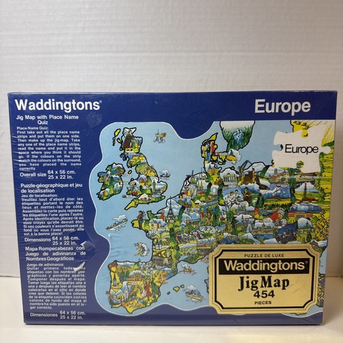 New jig map europe jigsaw - jig,