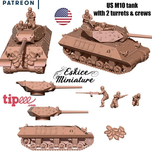 Wwii m10 tank - wwii, us