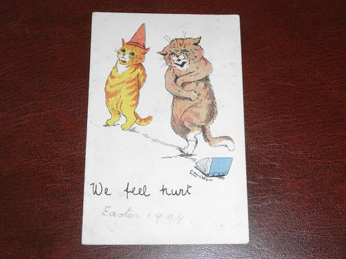 Original louis wain - wain, signed