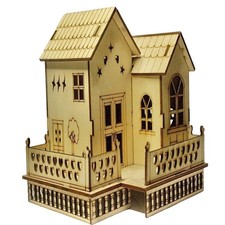 Wooden Chipboard Dolls House