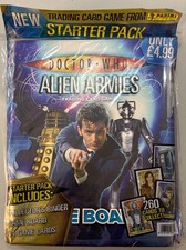 1x Panini Dr Doctor Who Alien Armies Cards Sealed STARTER PACK BOOSTER Packet