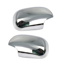 Pair Chrome Door Side Wing