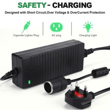 240V Mains to 12v DC Cigarette