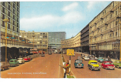 Postcard birmingham view of - -,
