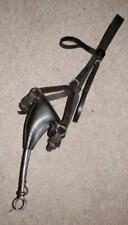 Vintage/Antique Horse Riding Hackamore Bitless Bridle Leather - Forged Steel