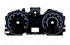 Vauxhall Astra H/Zafira B VXR OPC Blue Dial Cards Carbon Gauges