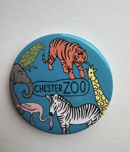 Chester zoo pin - chester, badge