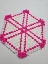 Handmade crochet bath pouf - crochet,