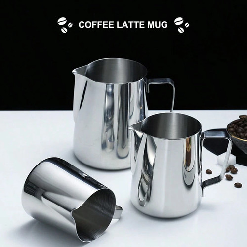Stainless steel milk frothing - milk,
