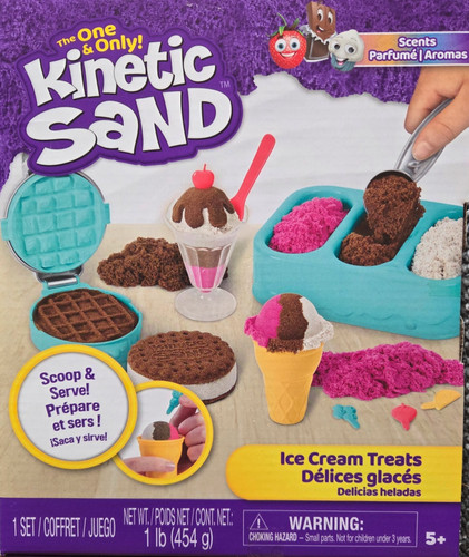 Kinetic sand ice cream treats - sand,