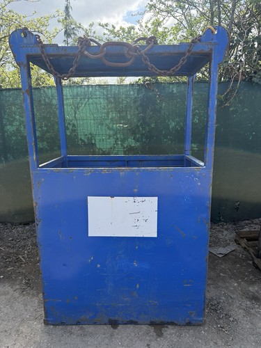 Man basket cage - cage, crane