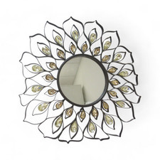 Vintage Black Metal Sunburst