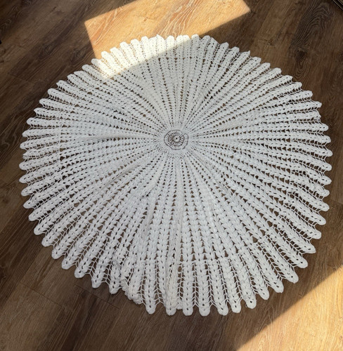 Vintage handmade crocheted
