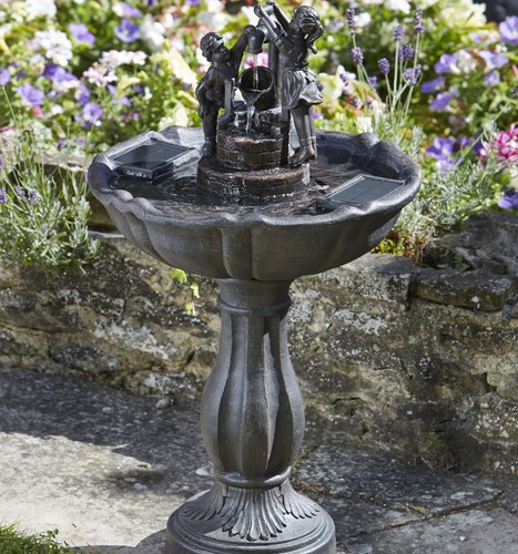 Solar tipping pail - solar, garden