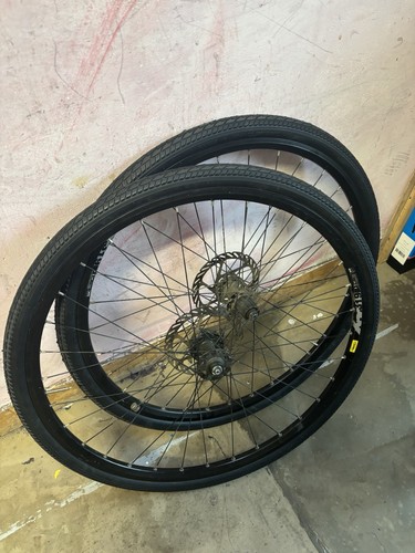 700c disc wheel with - disc, tyres