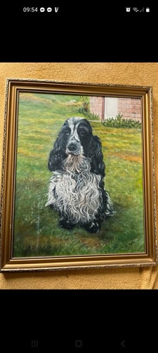 Original oil painting black - original,