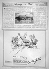 Old 1916 Vauxhall Motor Car Arrol Johnston Advertsiement Whisky Ivel 20th