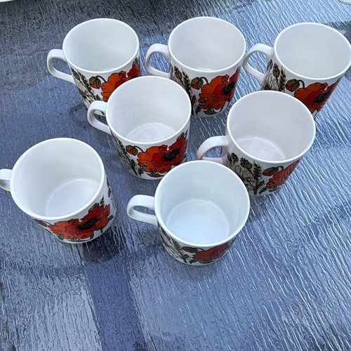 Set vintage white - of, 6