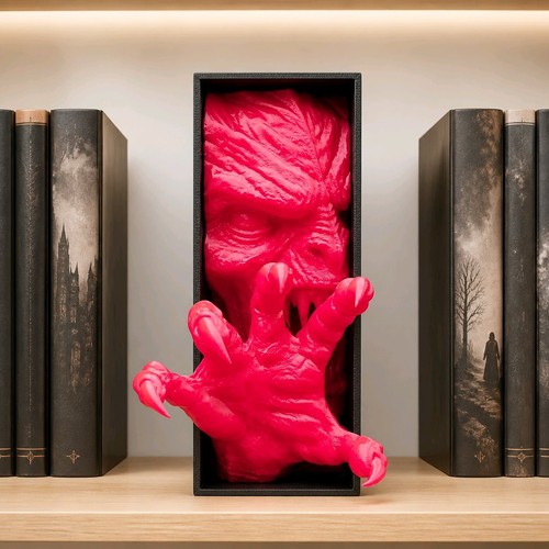 Red demon book - demon, nook