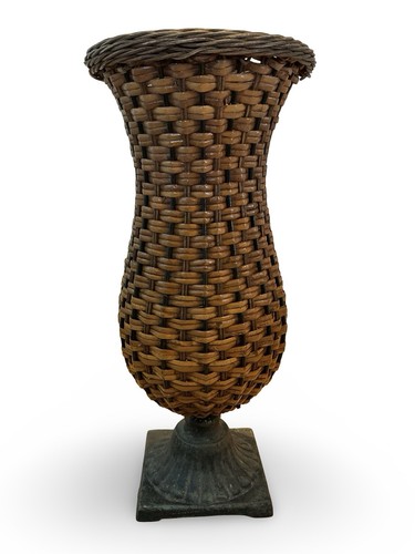 Vintage woven wicker and - woven,