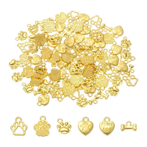 100pcs styles dog paw - 100pcs,