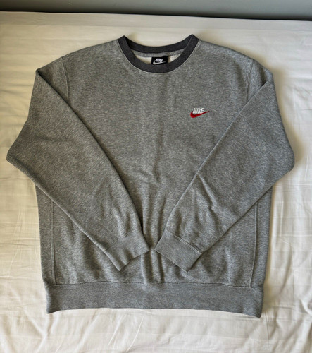 Nike men grey - men's, crew