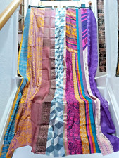 RECYCLED SARI CURTAIN PANEL