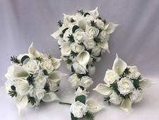 Wedding bouquets flowers ivory - flowers,