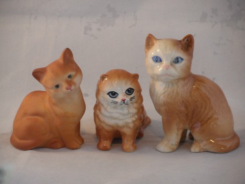 Beswick kitten sat - kitten, ginger