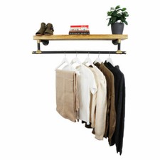 Clothes rail rack - with, solid