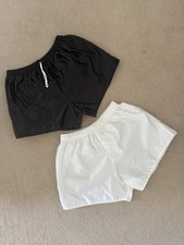 Prostar Nylon Original Vintage Football Workout Gym Shorts - Set Of Two.