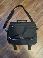 JEEP Black Shoulder Bag. Multiple Pockets. 40 x 35 x 8cm Very Good Condition 