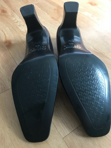 Pair navy gabor - of,