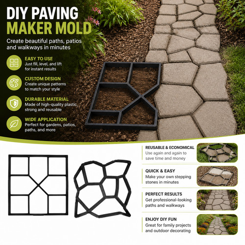 Diy path maker mold - diy,