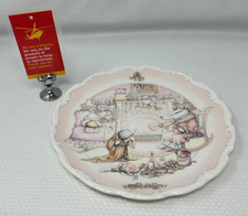 Royal Doulton The Wind In The Willows Badger's House Plate 1984       AC1