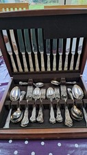 Vintage 44 Piece EPNS A1 Canteen Of Cutlery By Ashberry Sheffield