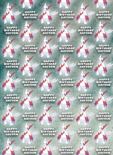 Zangoose personalised birthday - zangoose,
