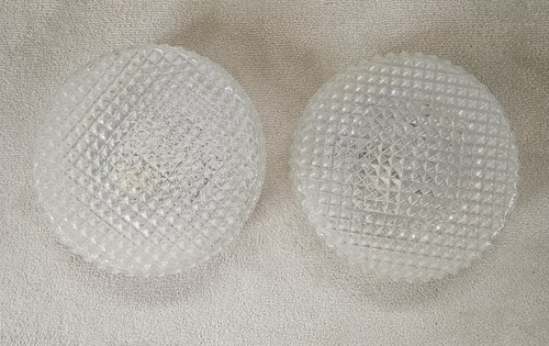 Pair vintage style glass - pair,