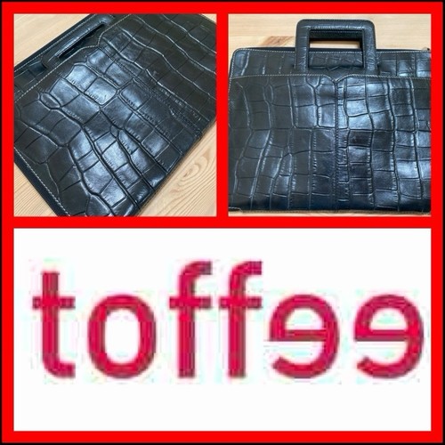 Toffee zip folio - a4, folio-black