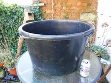 118 Ltr Black  TREE SHRUB PLANTER MIXING TUB - 59 cm Diameter 34 cm Tall  BA14