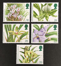 GB 1993 MNH 14th World Orchid Conference set Sg 1659-1663 with FREE UK P&P