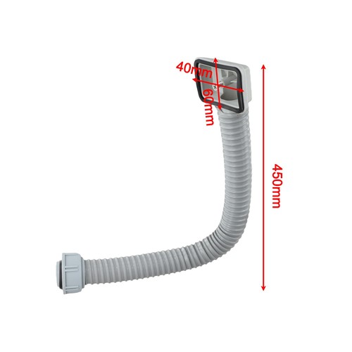 450mm rectangular overflow - 450mm,