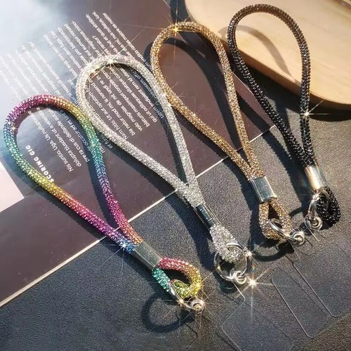 Diamond chain phone lanyard - diamond,