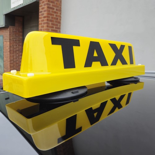 Taxi roof sign vacuum suction - sign,