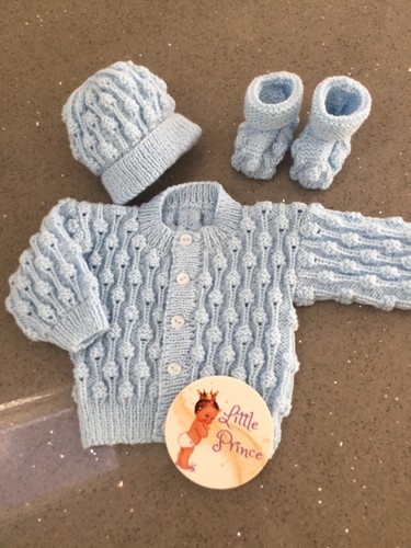 Hand knit baby boys - hand,