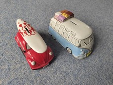 VW China Money Boxes Samba Camper Van Surf Beetle Volkswagen Bus