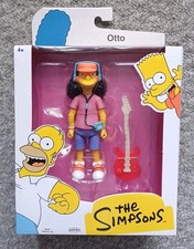 Otto With Guitar Figure - The Simpsons 5" Action Figure Toy Jakks Pacific - New