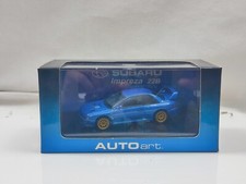 AUTOart 1/43  1998 SUBARU IMPREZA 22B STi Blue HTF 18 Model JDM Sports Car 