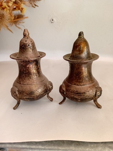 Vintage pewter cruet - vintage, set